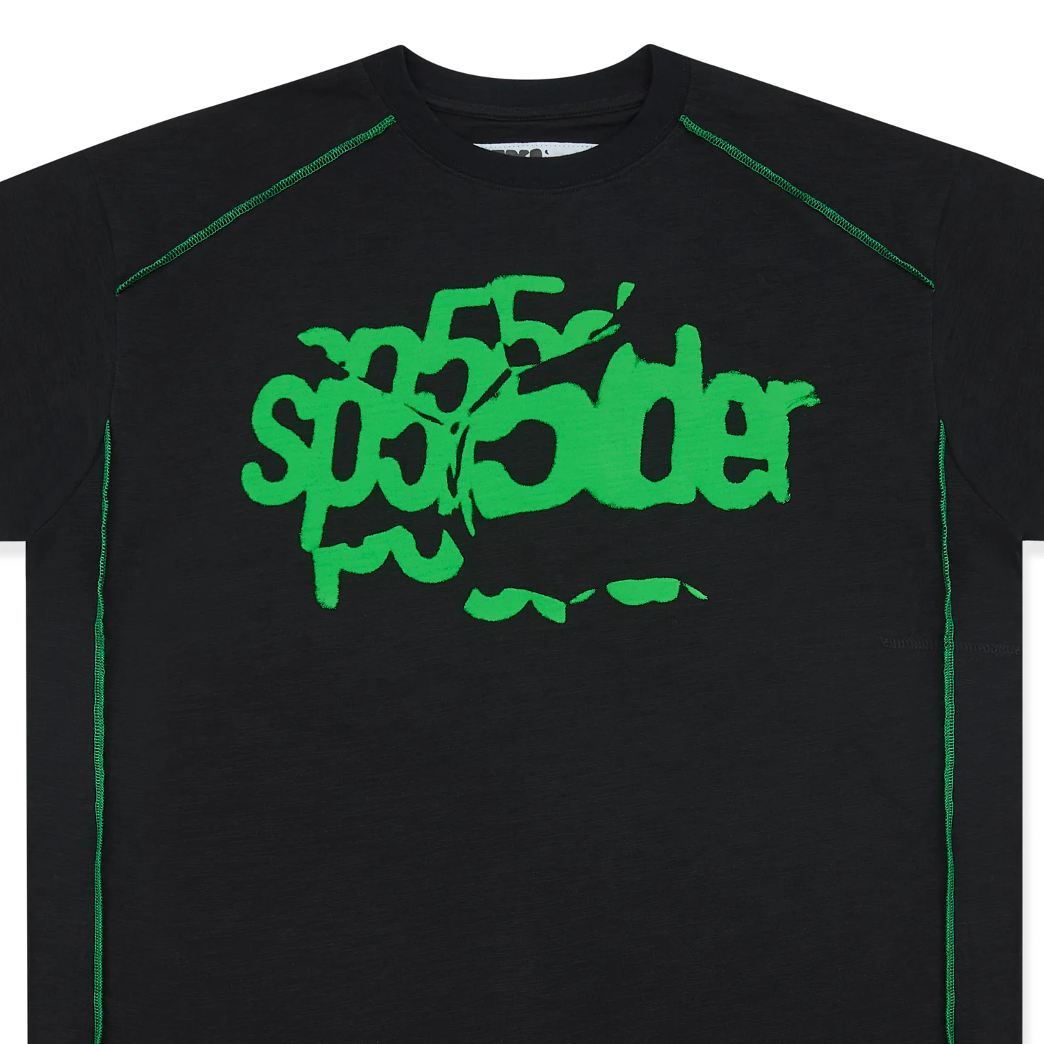 CONTRAST STITCH SLUB TEE - Image 3