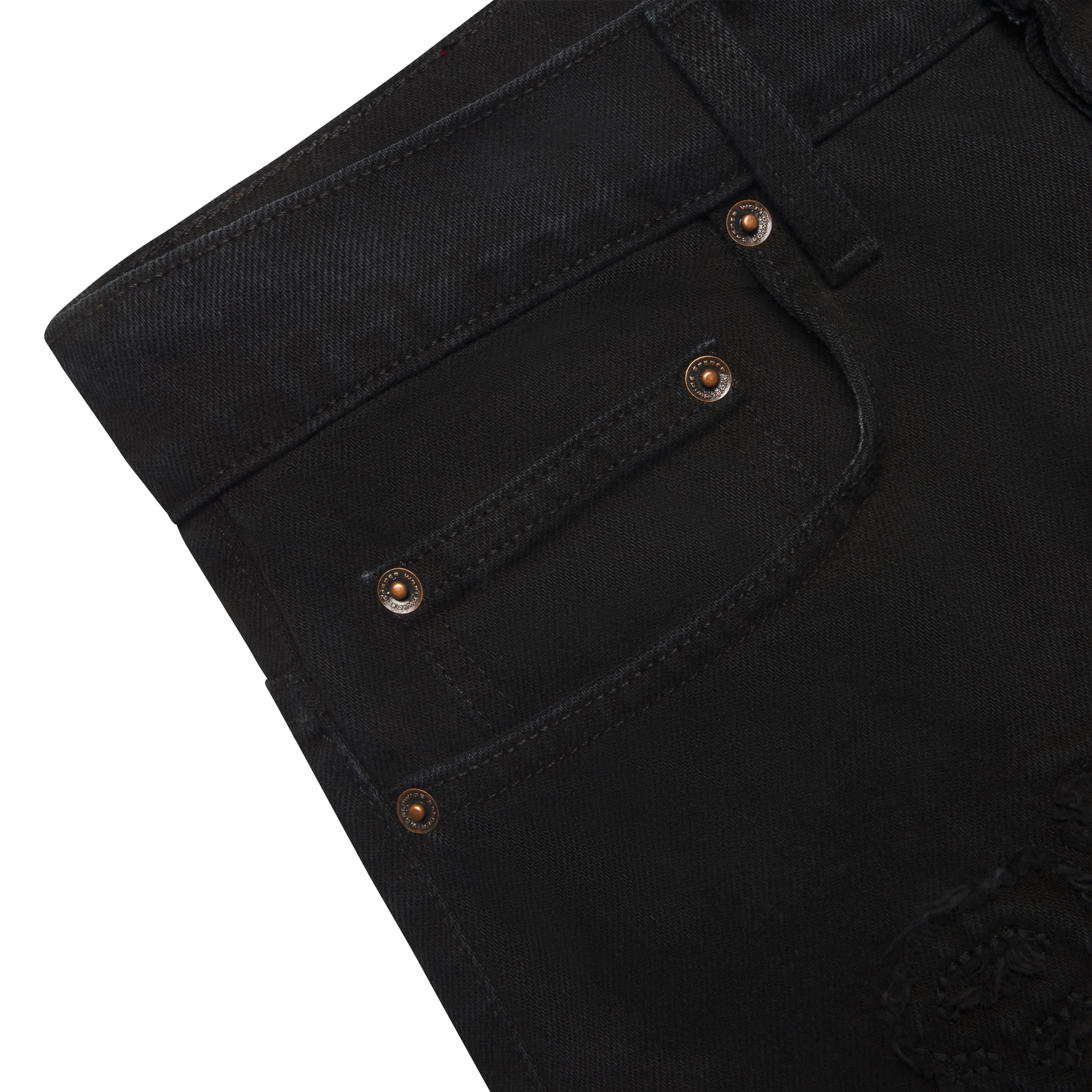 DISTRESSED LOGO V3 DENIM - Image 4