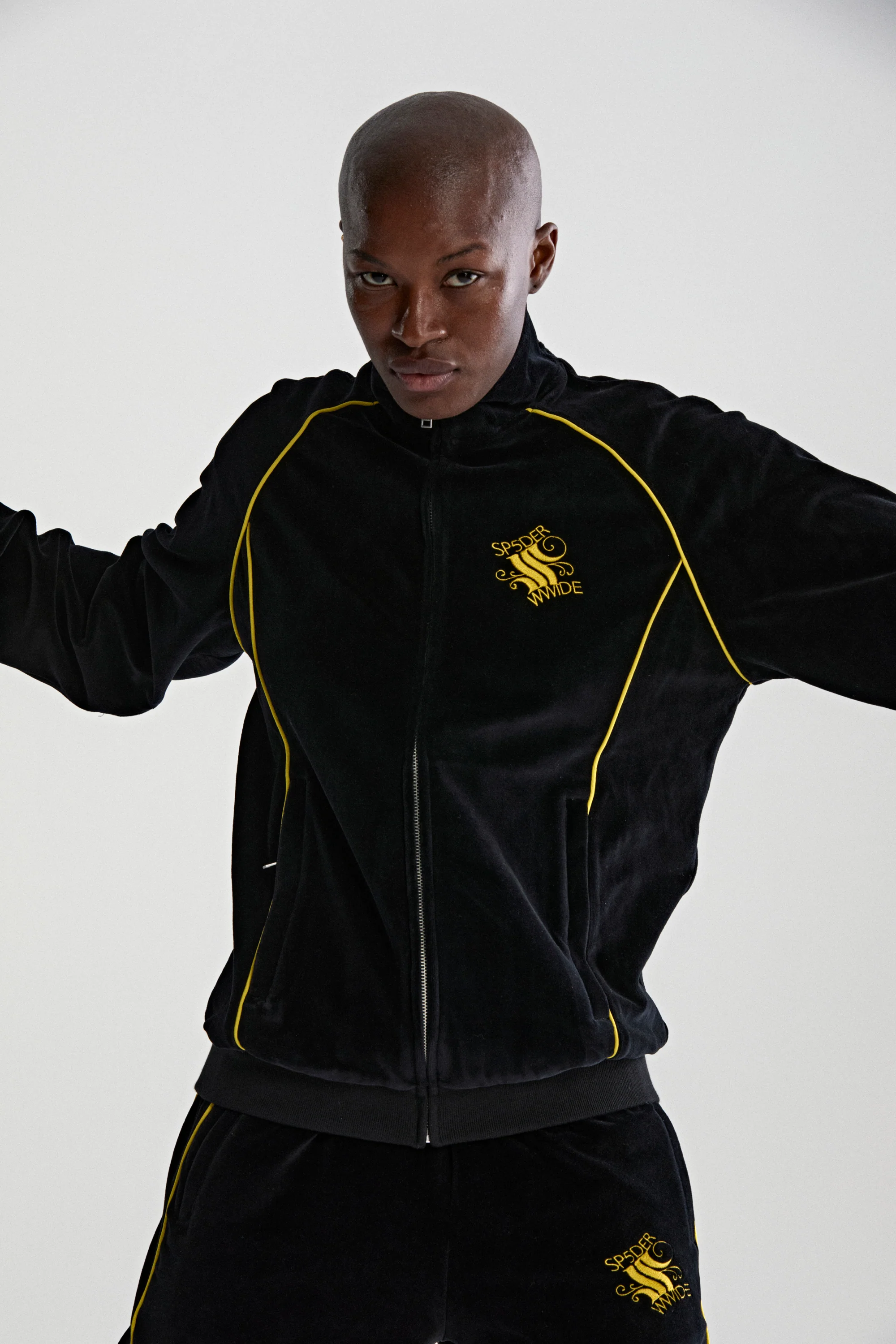 OUTLINE VELOUR TRACK JACKET - Image 20