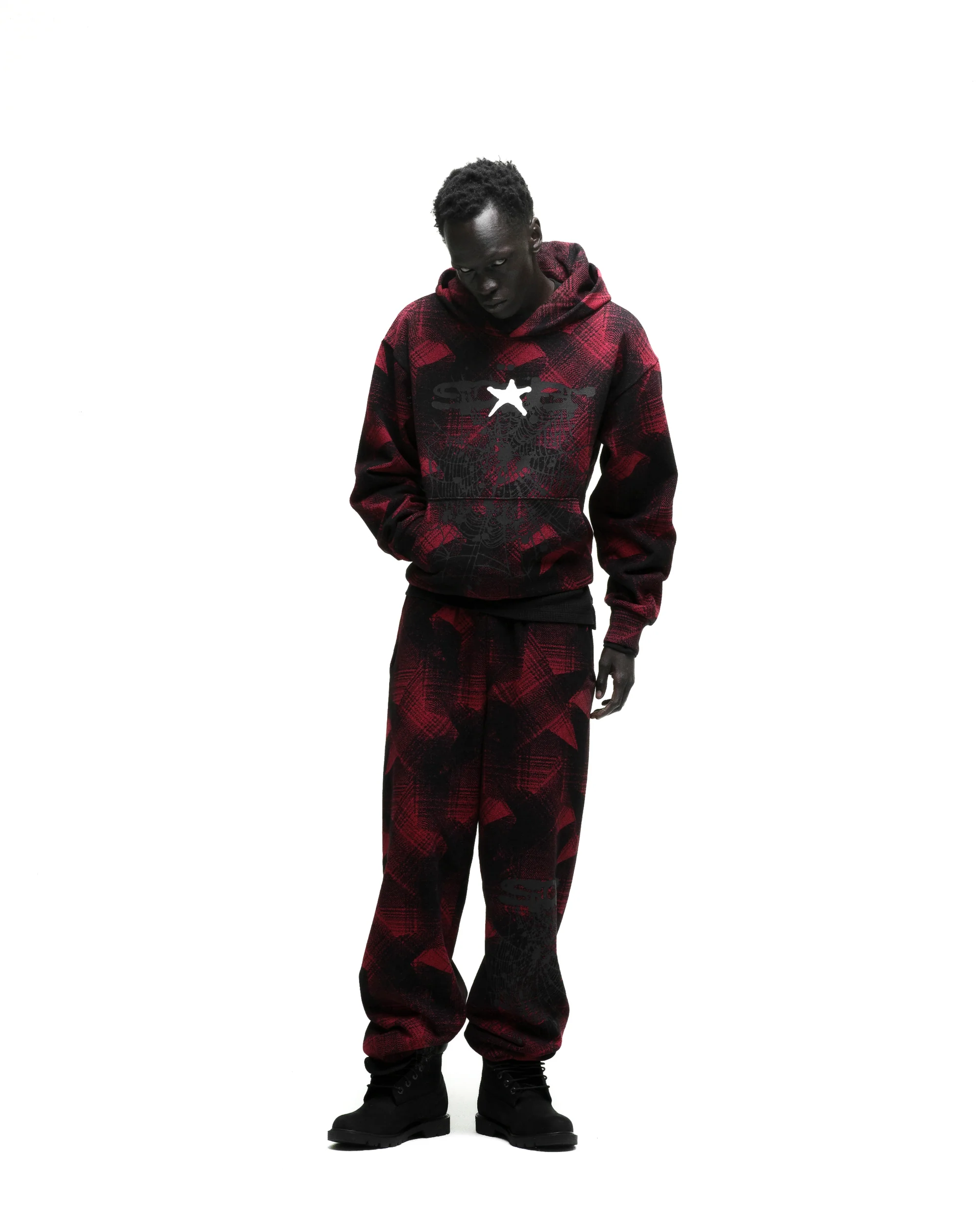 PLAID SPLATT HOODIE - Image 9