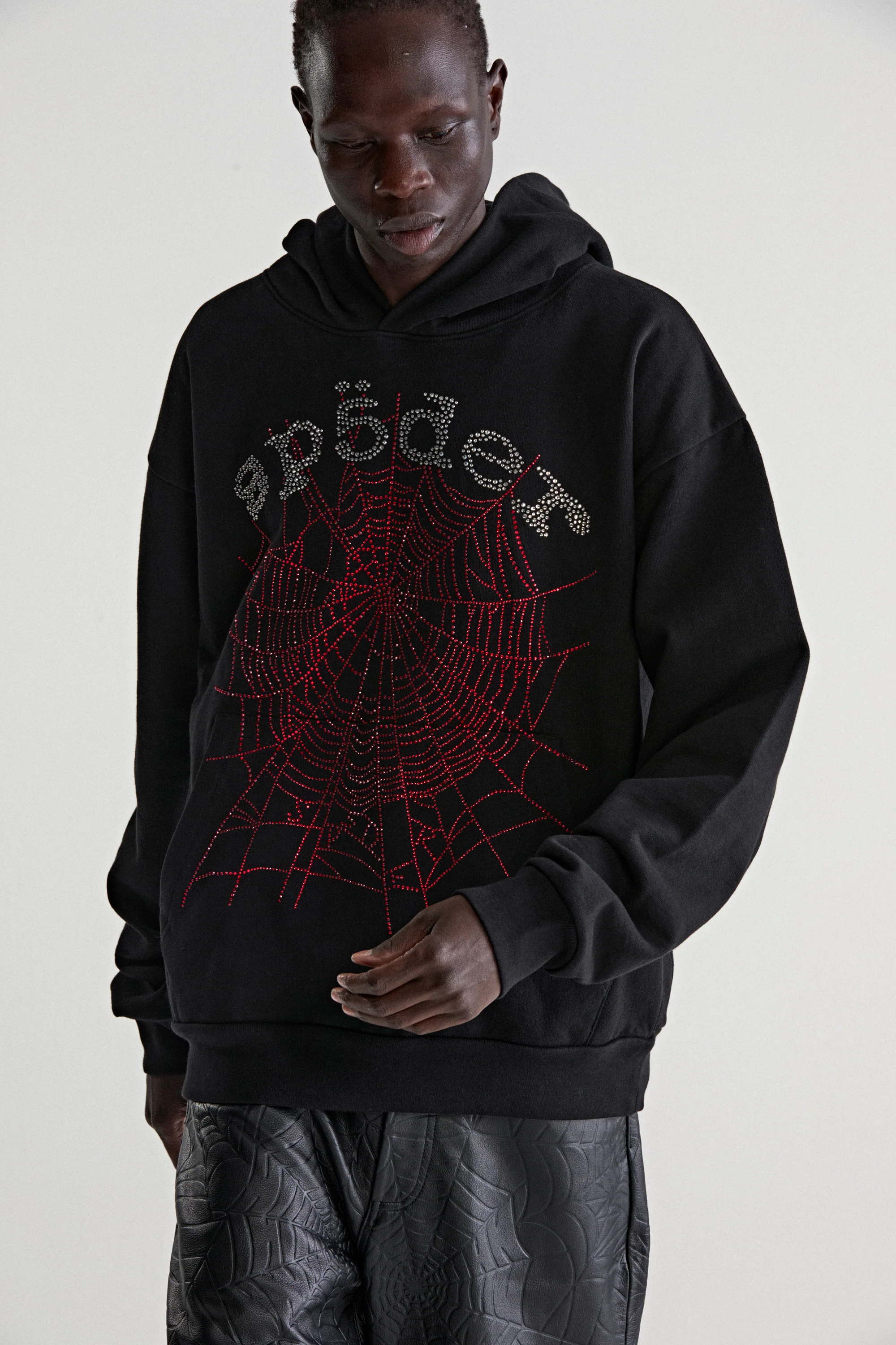 RHINESTONE OG WEB V2 HOODIE - Image 15