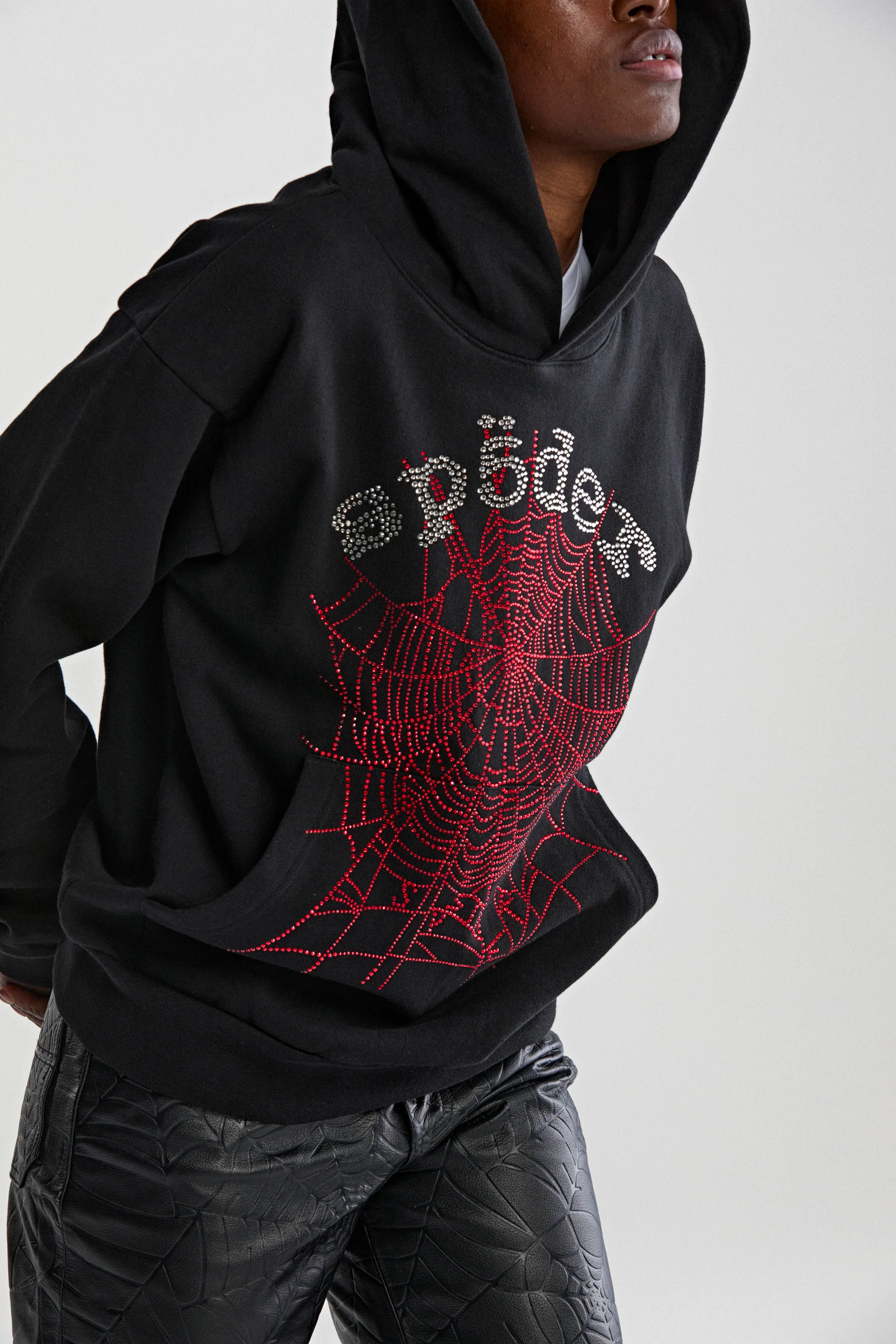 RHINESTONE OG WEB V2 HOODIE - Image 16