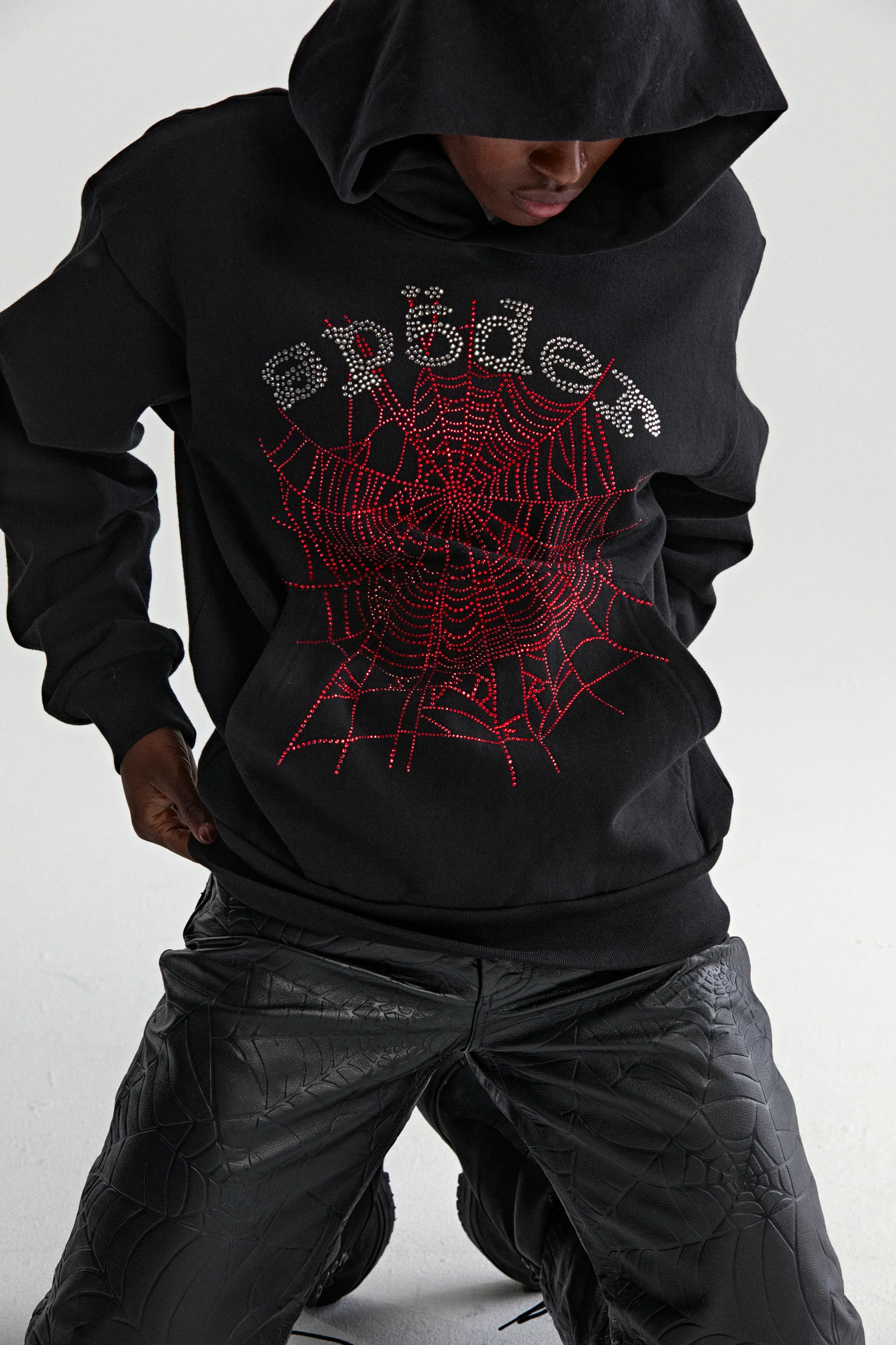 RHINESTONE OG WEB V2 HOODIE - Image 23