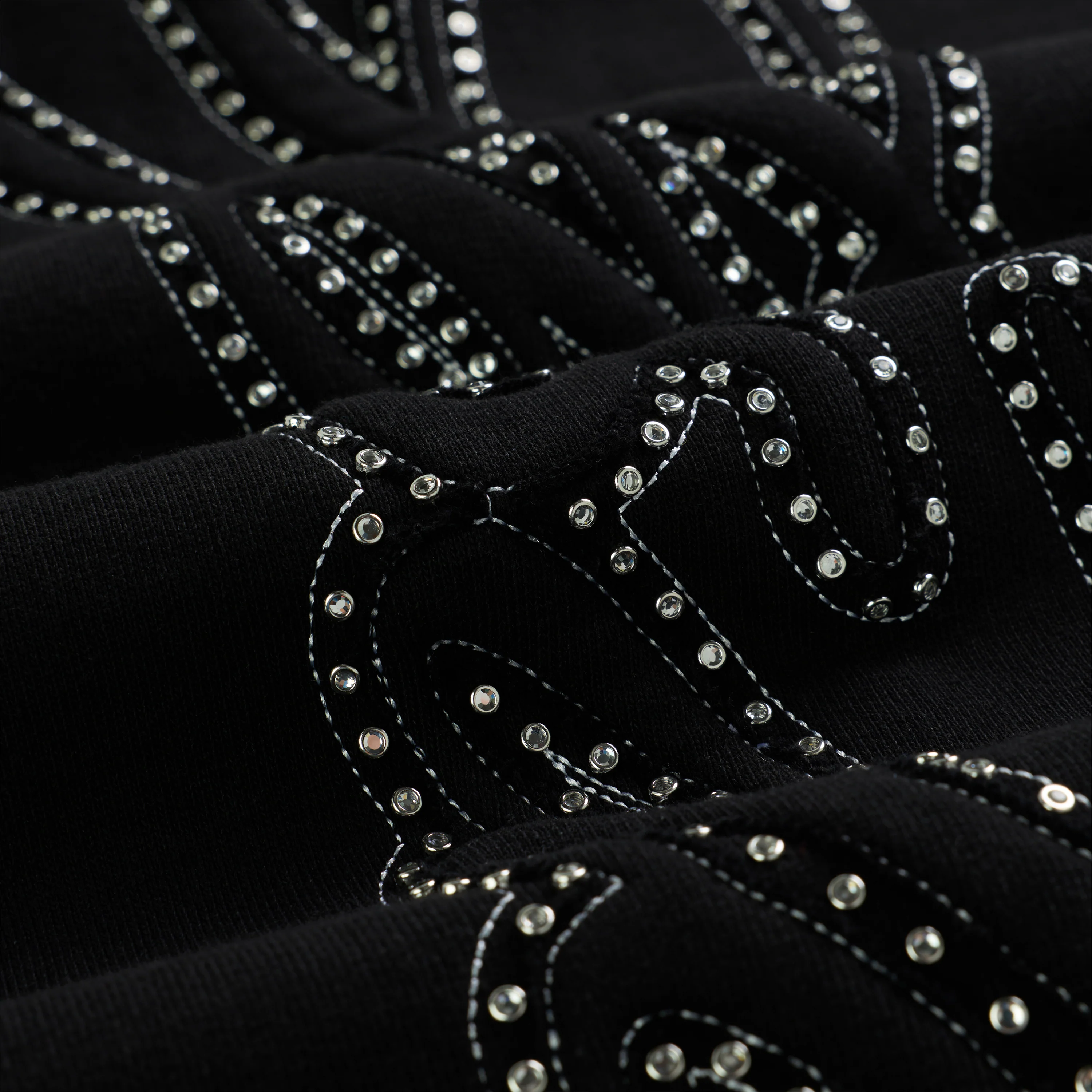 RHINESTONE SCRIPT WIDE LEG SWEATPANT - Image 5