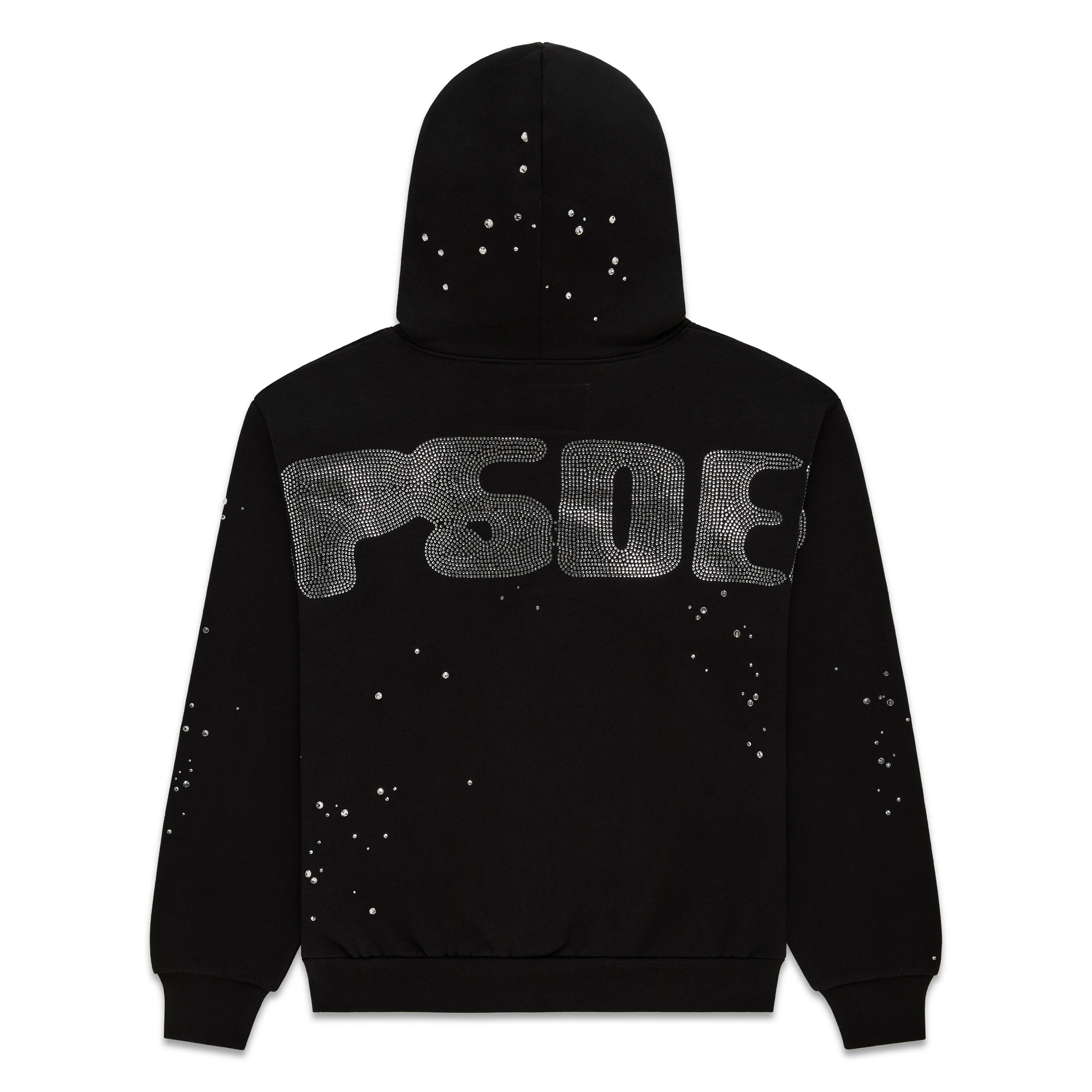 RHINESTONE SILK HOODIE - Image 2