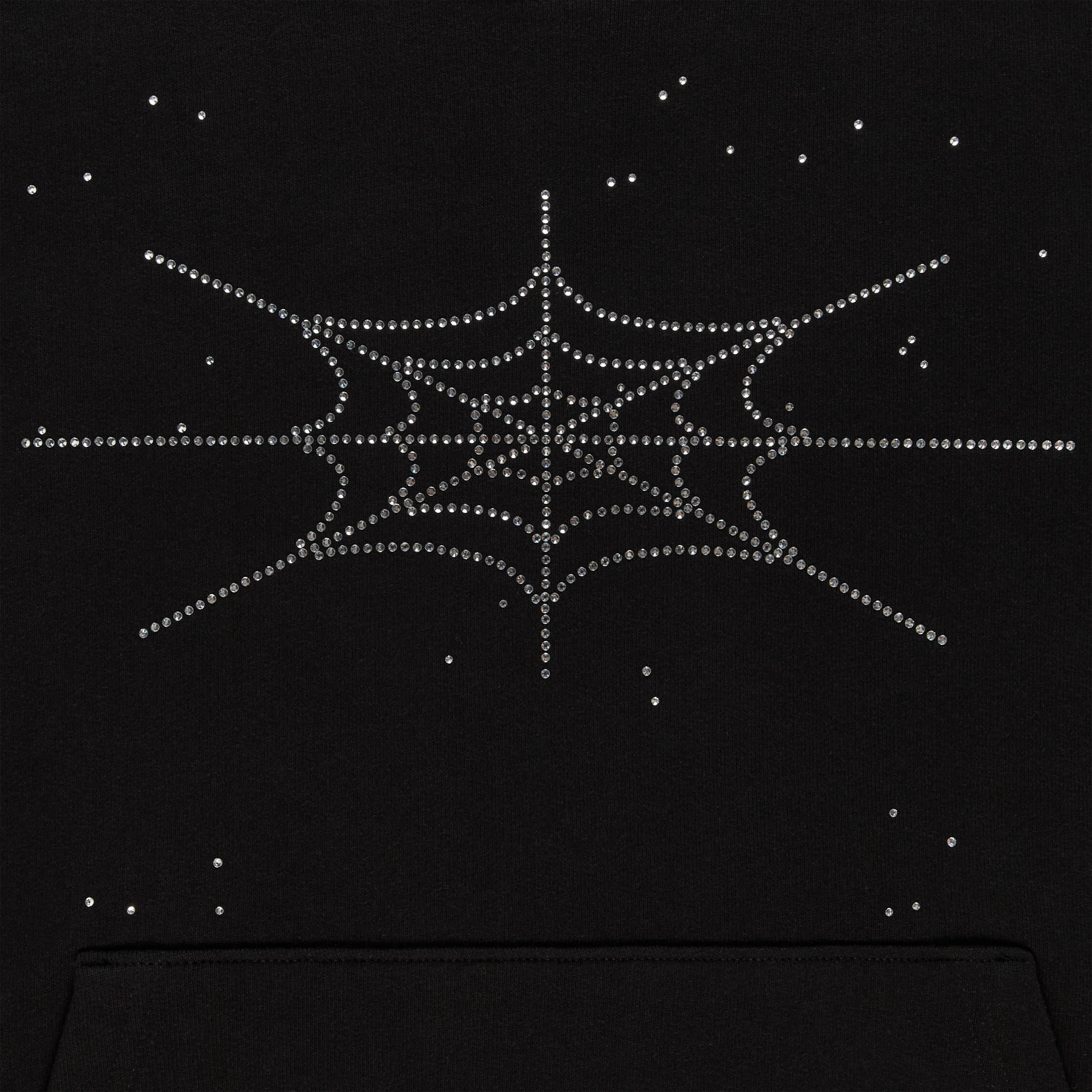 RHINESTONE SILK HOODIE - Image 3