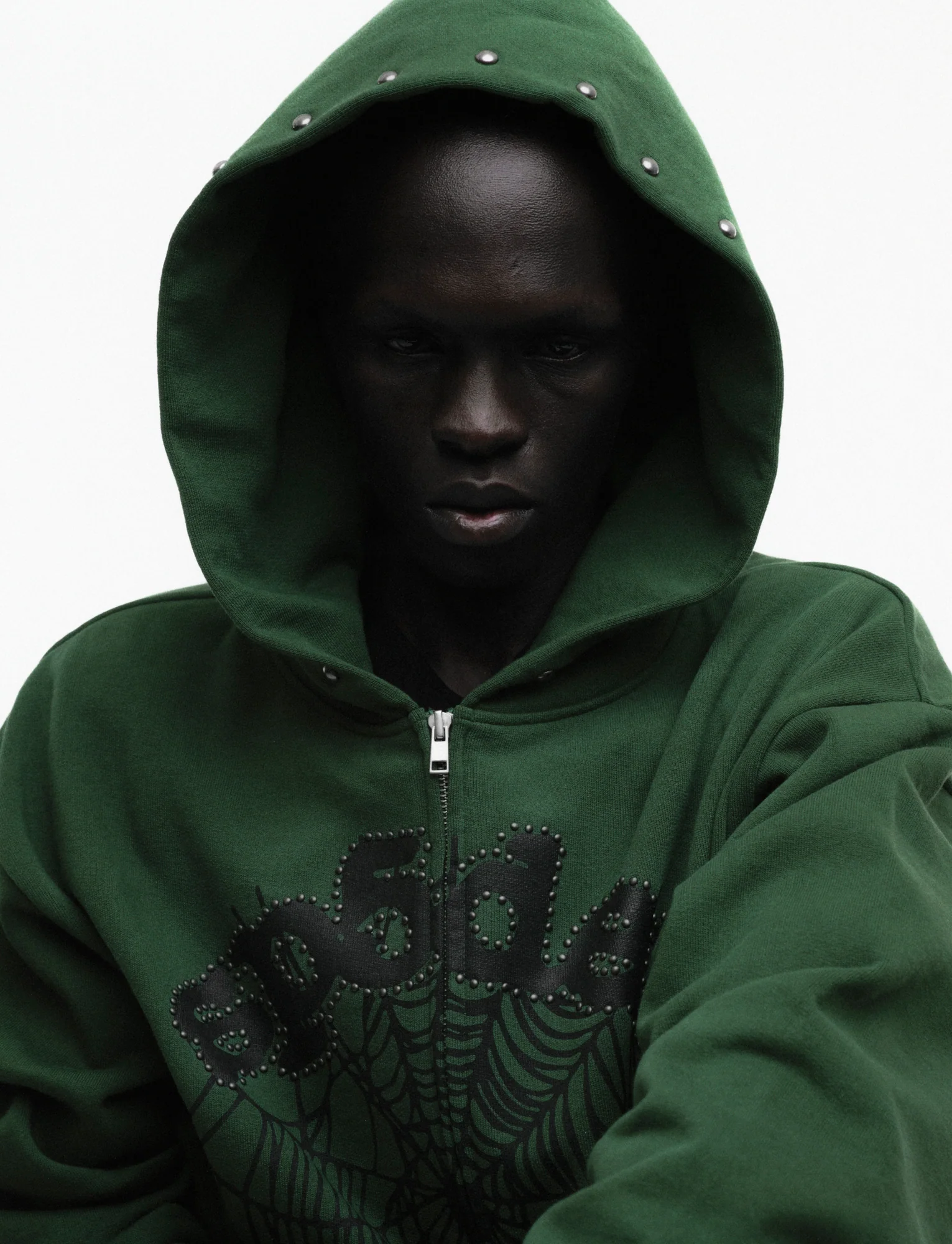 OG WEB STUDDED ZIP HOODIE - Image 14
