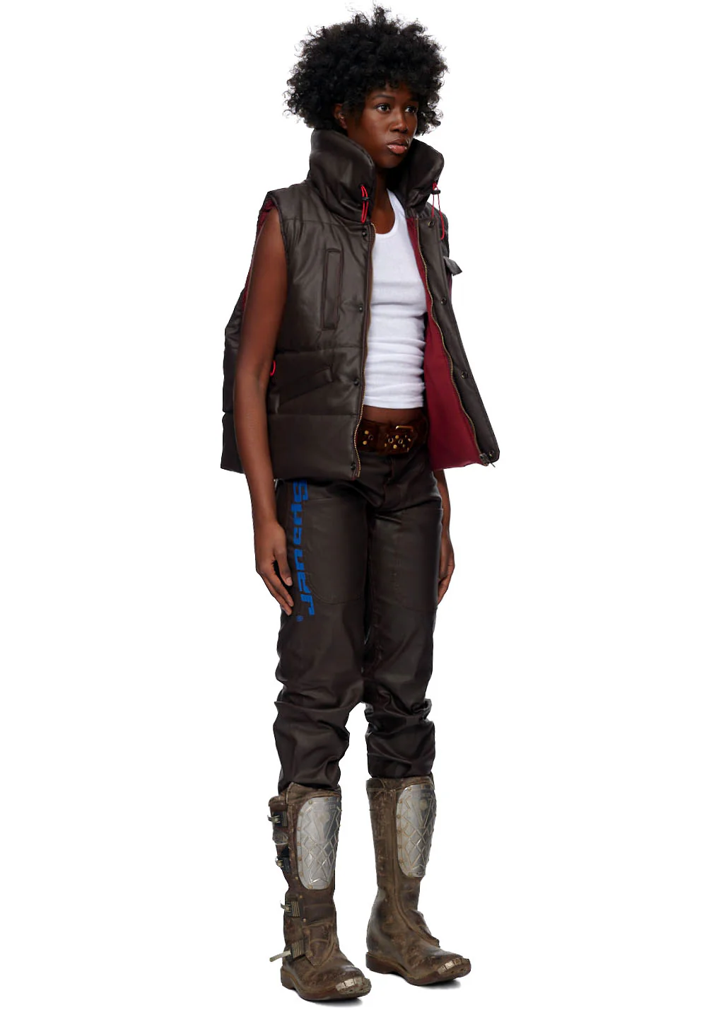 HOODED PUFFER VEST - Image 5