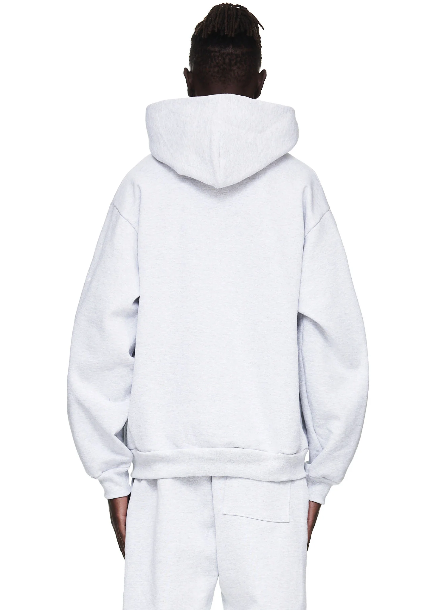 HEATHER GREY OG WEB HOODIE - Image 5
