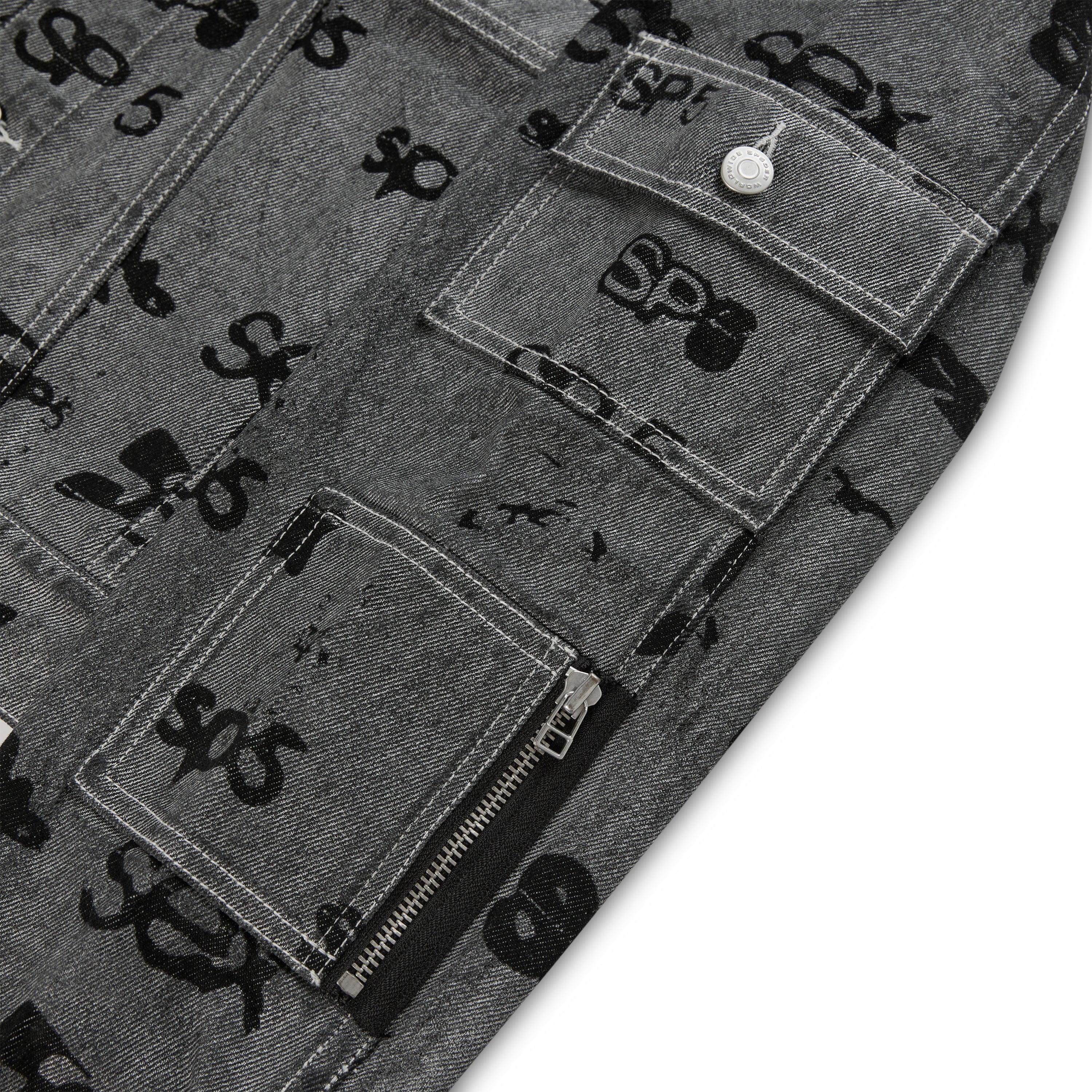 SEX AOP FOIL TRUCKER JACKET - Image 8