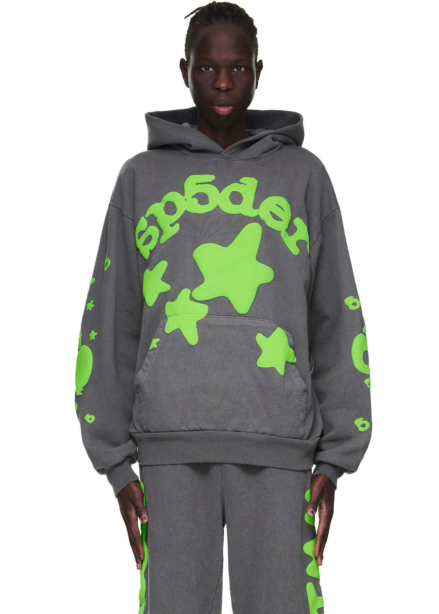 SLATE GREY BELUGA HOODIE - Image 3