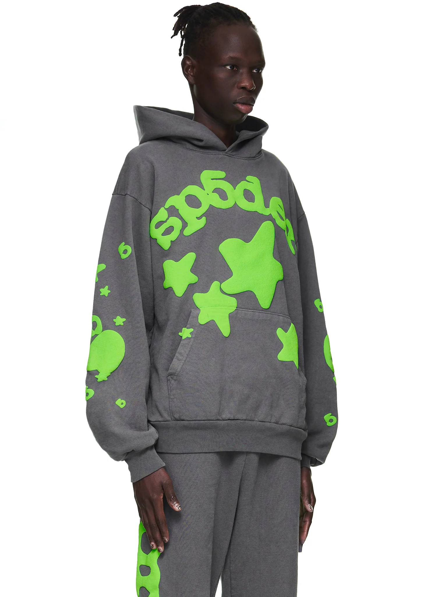 SLATE GREY BELUGA HOODIE - Image 4