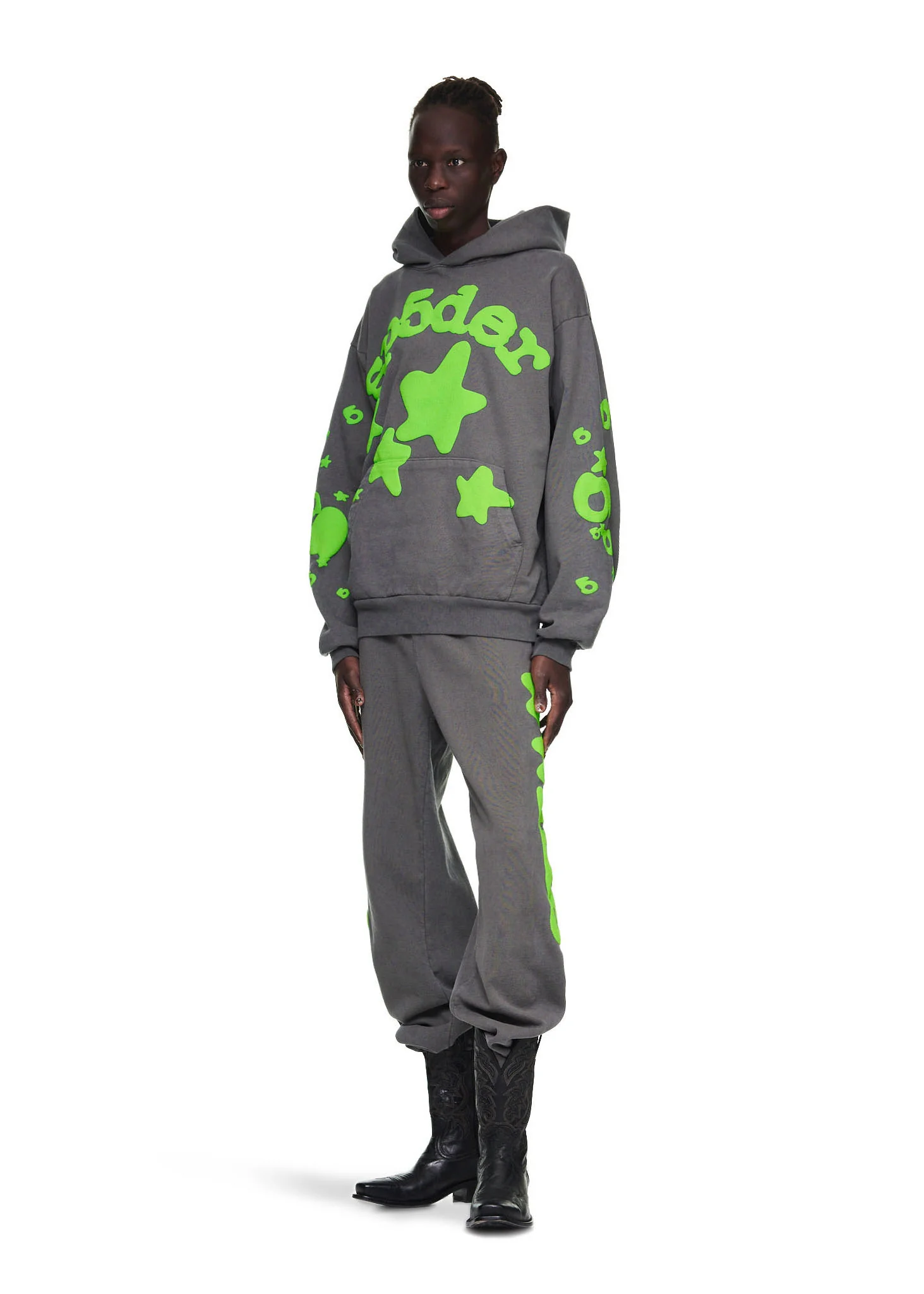 SLATE GREY BELUGA HOODIE - Image 6