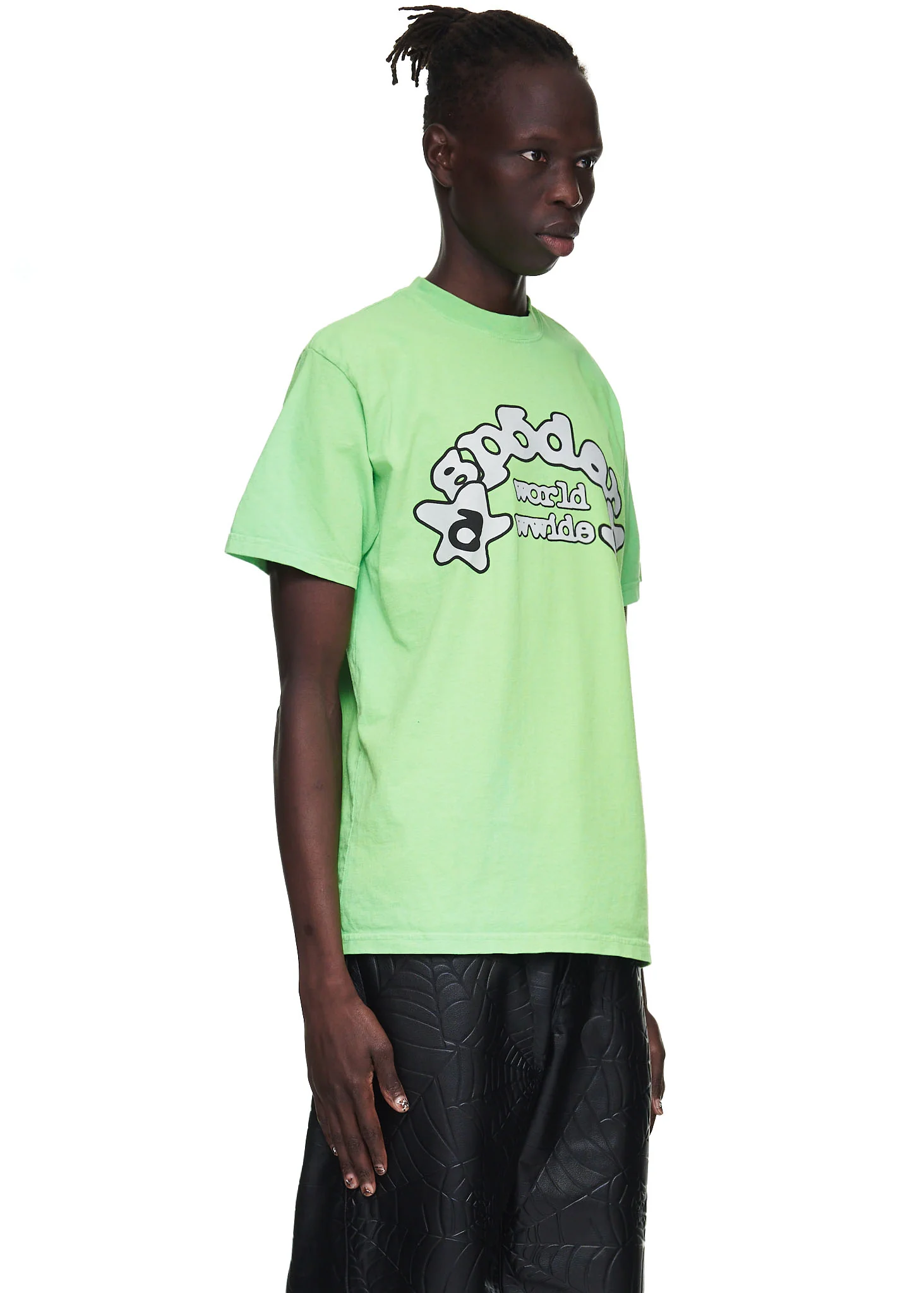SLIME GREEN WORLDWIDE TEE - Image 4